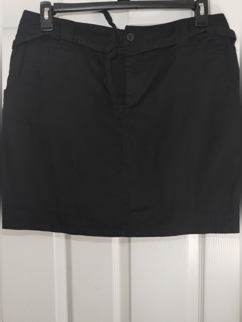 White Stag Black Stretch Skort With Belt